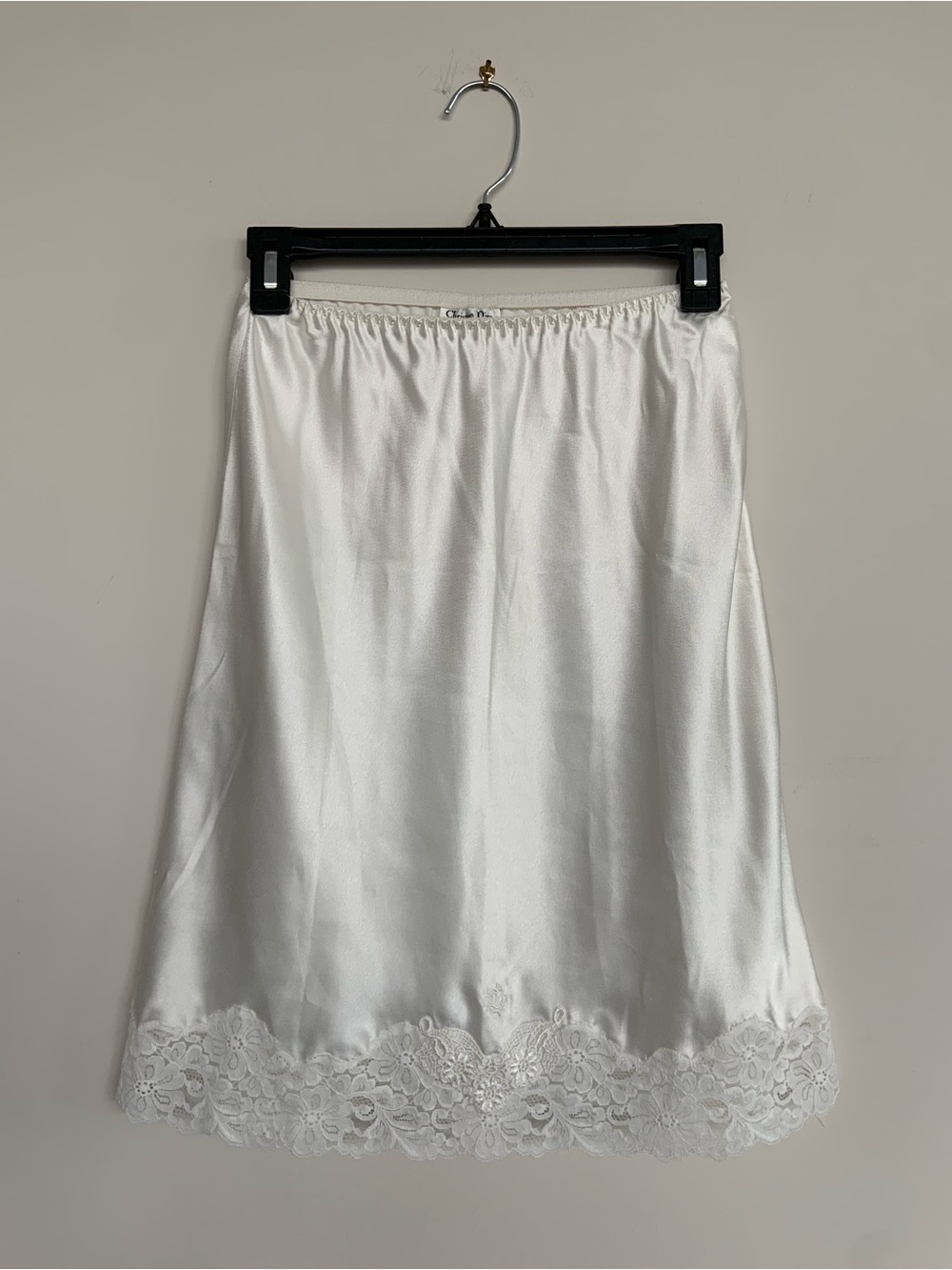 Vintage Christian Dior silk skirt slip